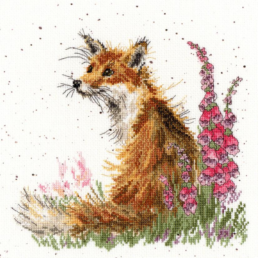 Bothy Threads XHD15 Wrendale Designs Awakening Hedgehog Cross Stitch Kit by  Hannah Dale 